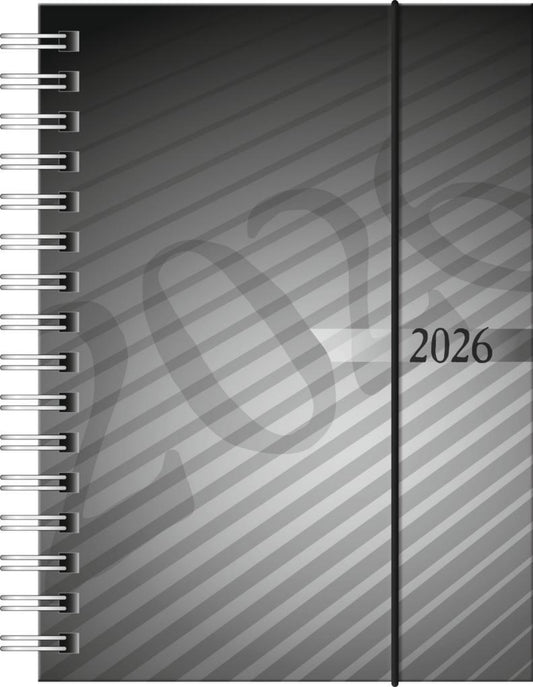 Taschenkalender 2026 - Kompakter Wochenplaner mit Wire-O-Bindung