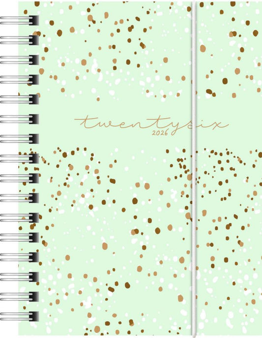 Taschenkalender 2026 - Wochenplaner mit Wire-O-Bindung
