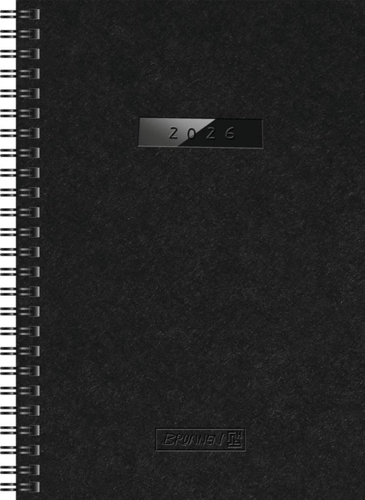 Wochenkalender 2026 A5 Wire-O - Viersprachig mit Monatsplan