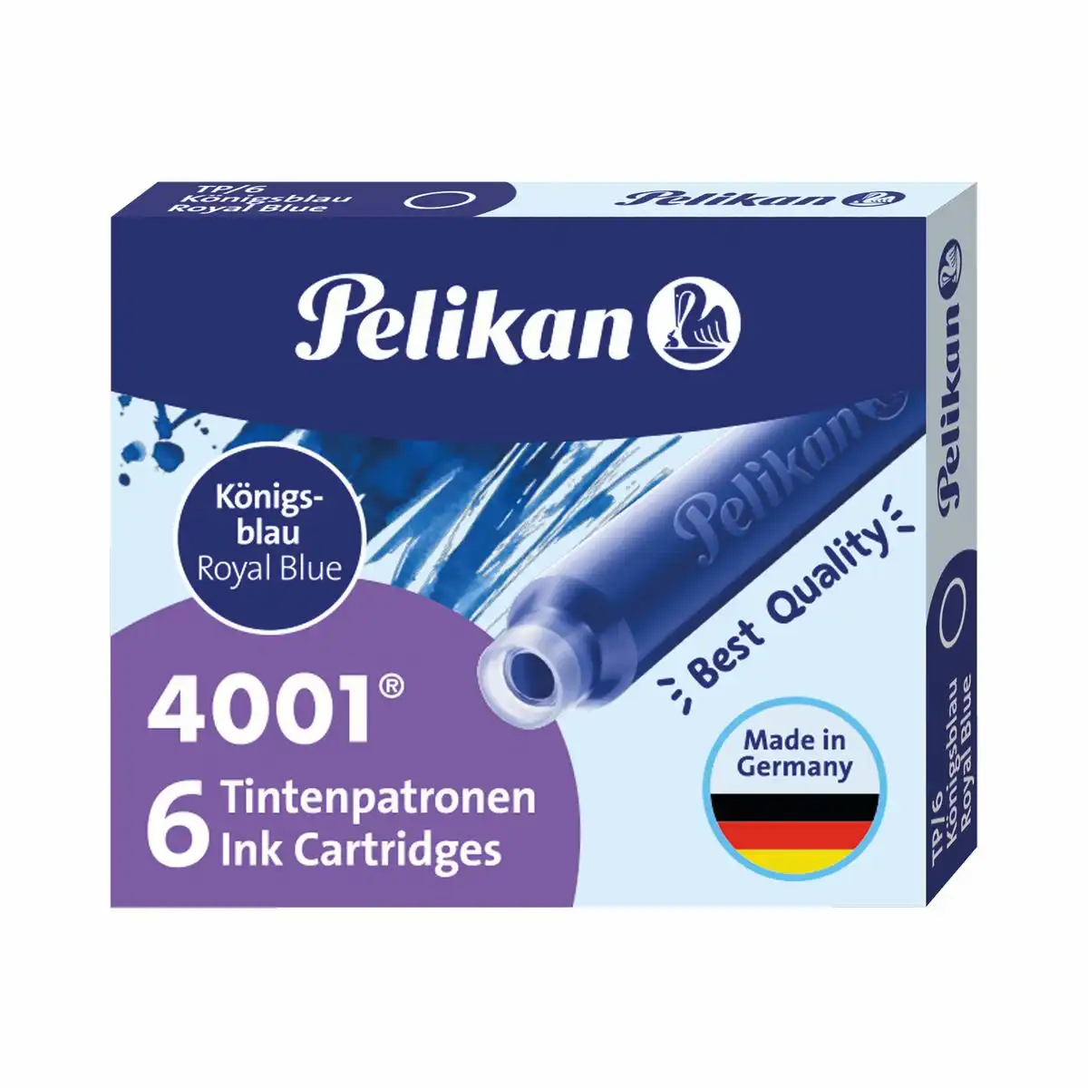 Pelikan Tintenpatronen königsblau 6 Stück
