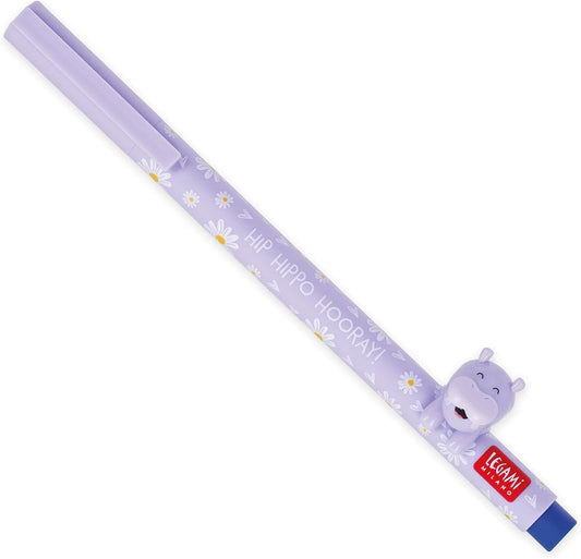 LEGAMI Gel Pen Lovely Friends Hippo – Blau, 0,5 mm