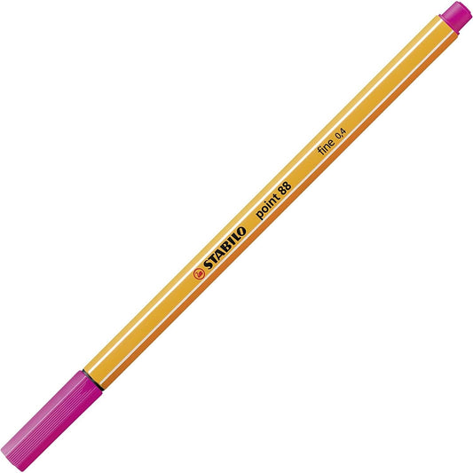 STABILO point 88 Fineliner - Pink - Präzise Linien für Profis