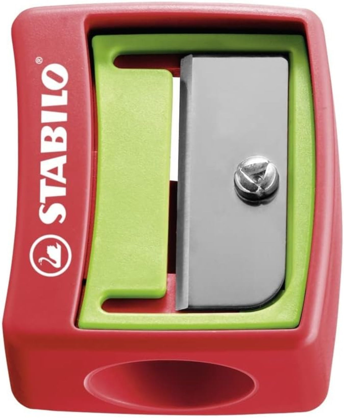 STABILO Woody Spitzer für extradicke Stifte - Rot/Grün