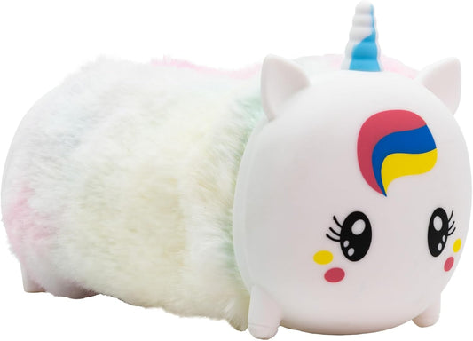 Idena Schlamper „Einhorn“ Fluffy – Stiftetui Polyester, weiß