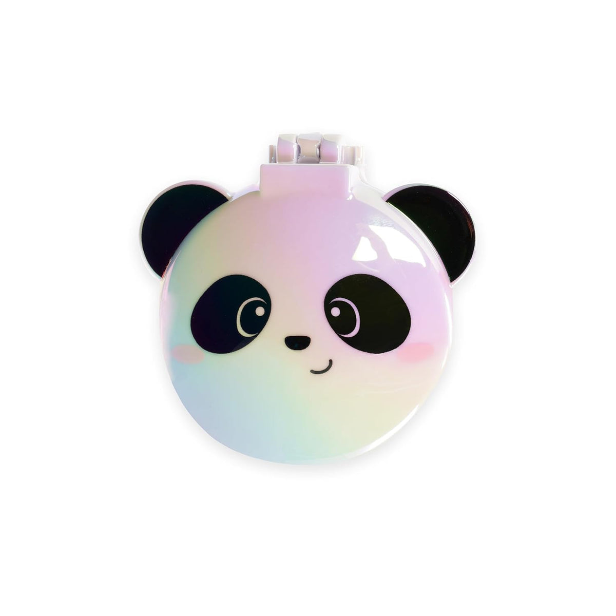 Legami Haarbürste mit Spiegel Panda – faltbar, Ø6,5cm