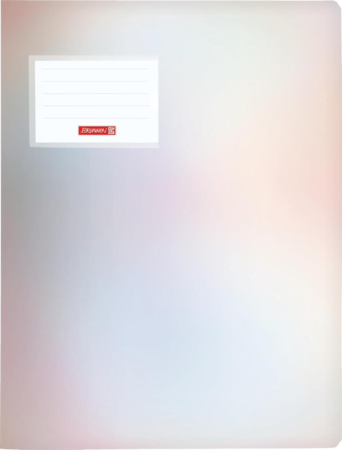 BRUNNEN Schnellhefter A4 - Perlmutt Weiß mit Metallspange