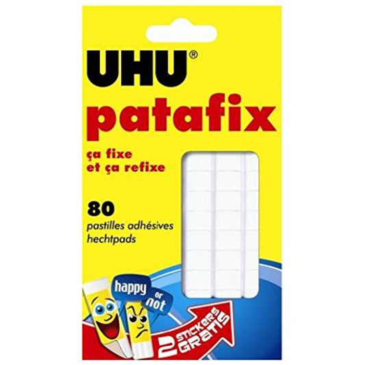 UHU patafix weiß 80 Pads - Klebepads repositionierbar