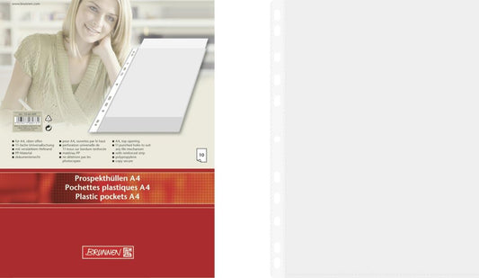Premium Prospekthüllen A4 - 10er Pack mit Universallochung