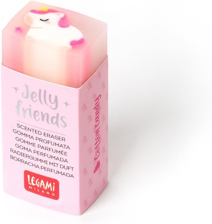 Legami Duftgummi Jelly Friends Einhorn – Zuckerwatte