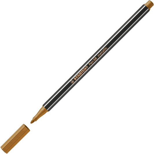 STABILO Pen 68 metallic Filzstift Kupfer