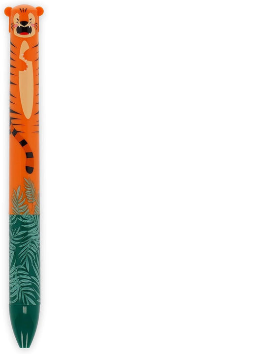 LEGAMI Click&Clack Kugelschreiber Tiger, blau & orange, 1 mm