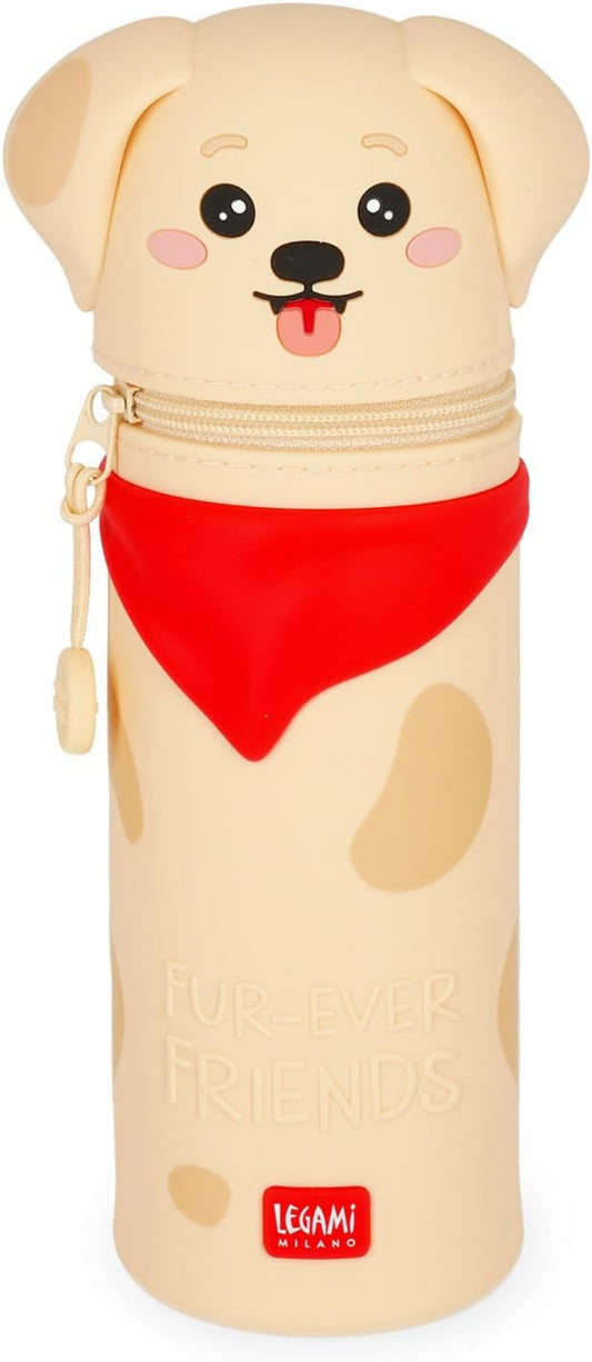 LEGAMI Kawaii Golden 2-in-1 Federmäppchen & Stiftehalter