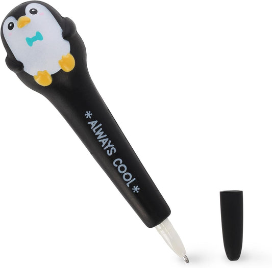 Legami Squeezies Anti-Stress Gel-Pen Pinguin schwarze Tinte