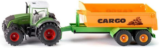 Fendt mit Hakenliftfahrgestell und Mulde