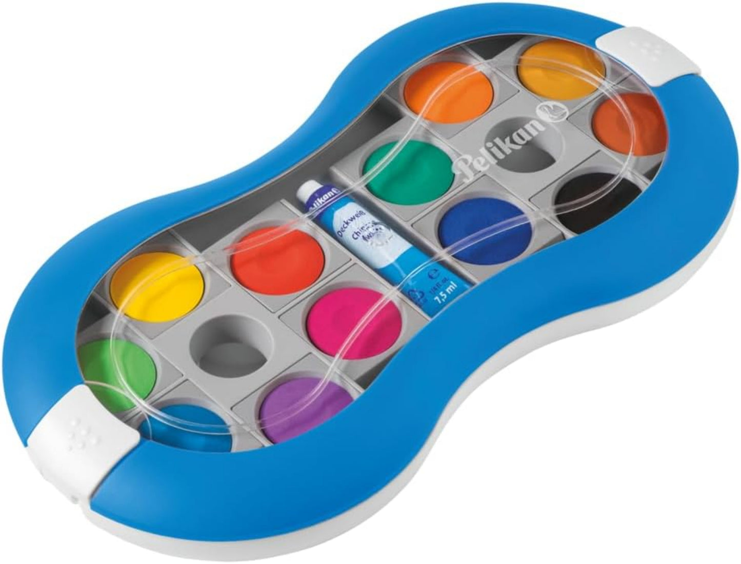Pelikan Deckfarbkasten Space+ 12 Farben blau