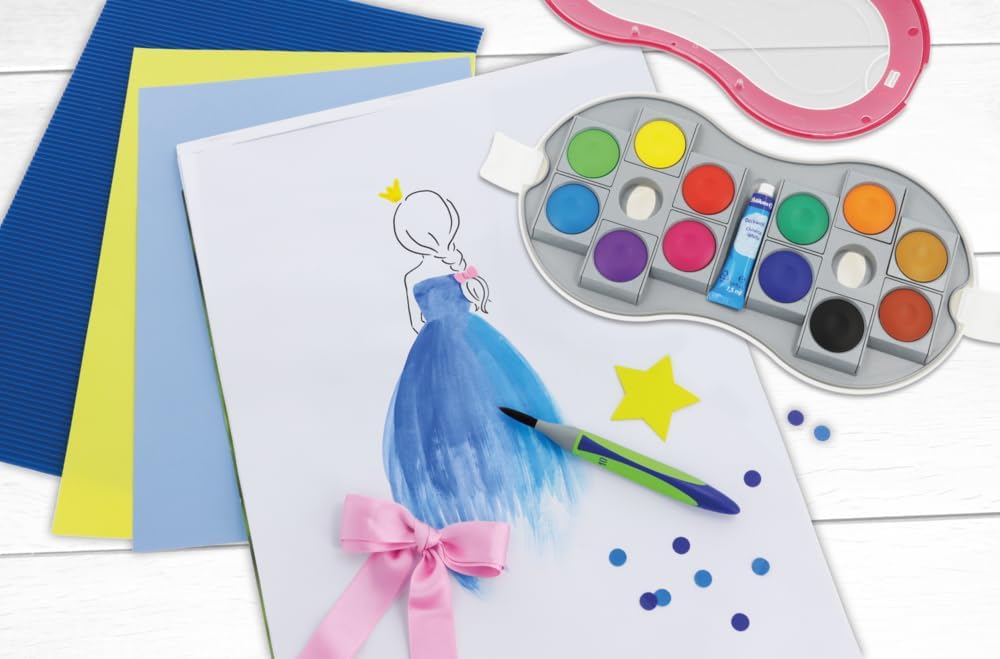 Pelikan Deckfarbkasten Space+ 12 Farben blau