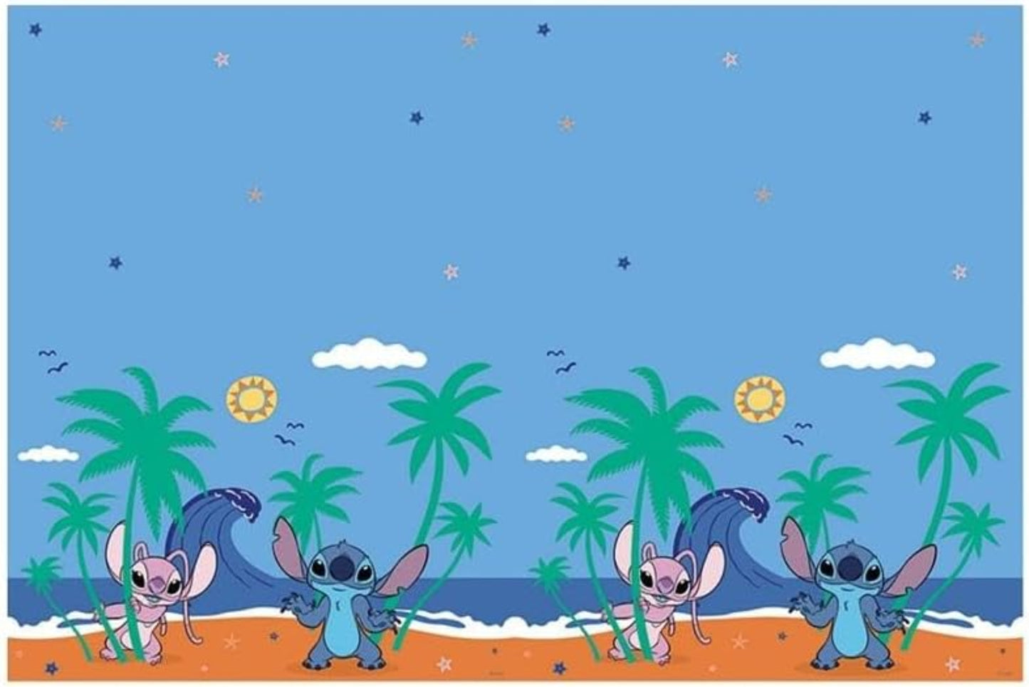 PROCOS Disney Stitch Tischdecke 120×180 cm – blau