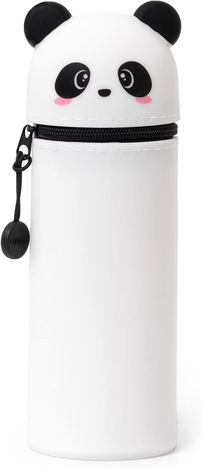 LEGAMI Kawaii 2-in-1 Federmäppchen Panda – Silikon