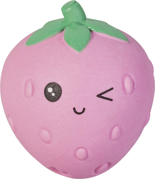 BRUNNEN Radiergummi Fruity Love – TPR-Kunststoff, rosa/grün