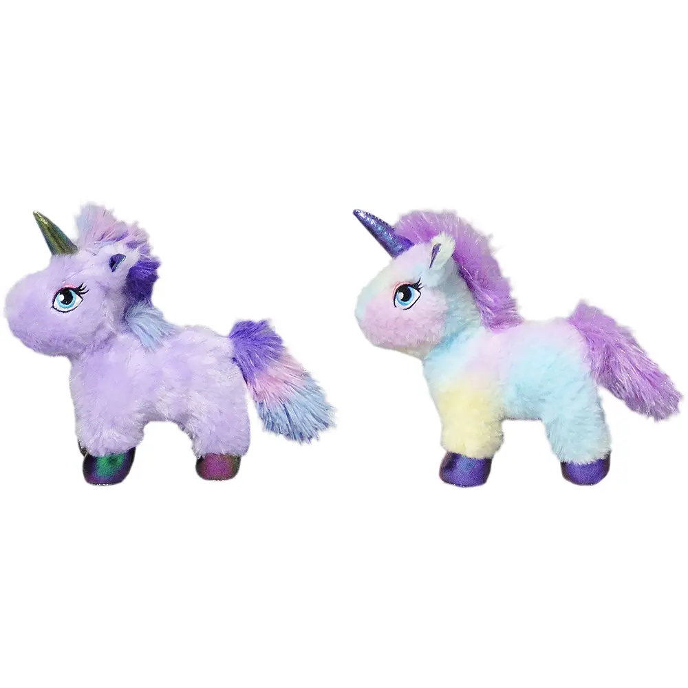 Amia Plüsch-Einhorn 7cm - Lila oder Regenbogen (sortiert)