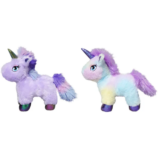 Amia Plüsch-Einhorn 7cm - Lila oder Regenbogen (sortiert)