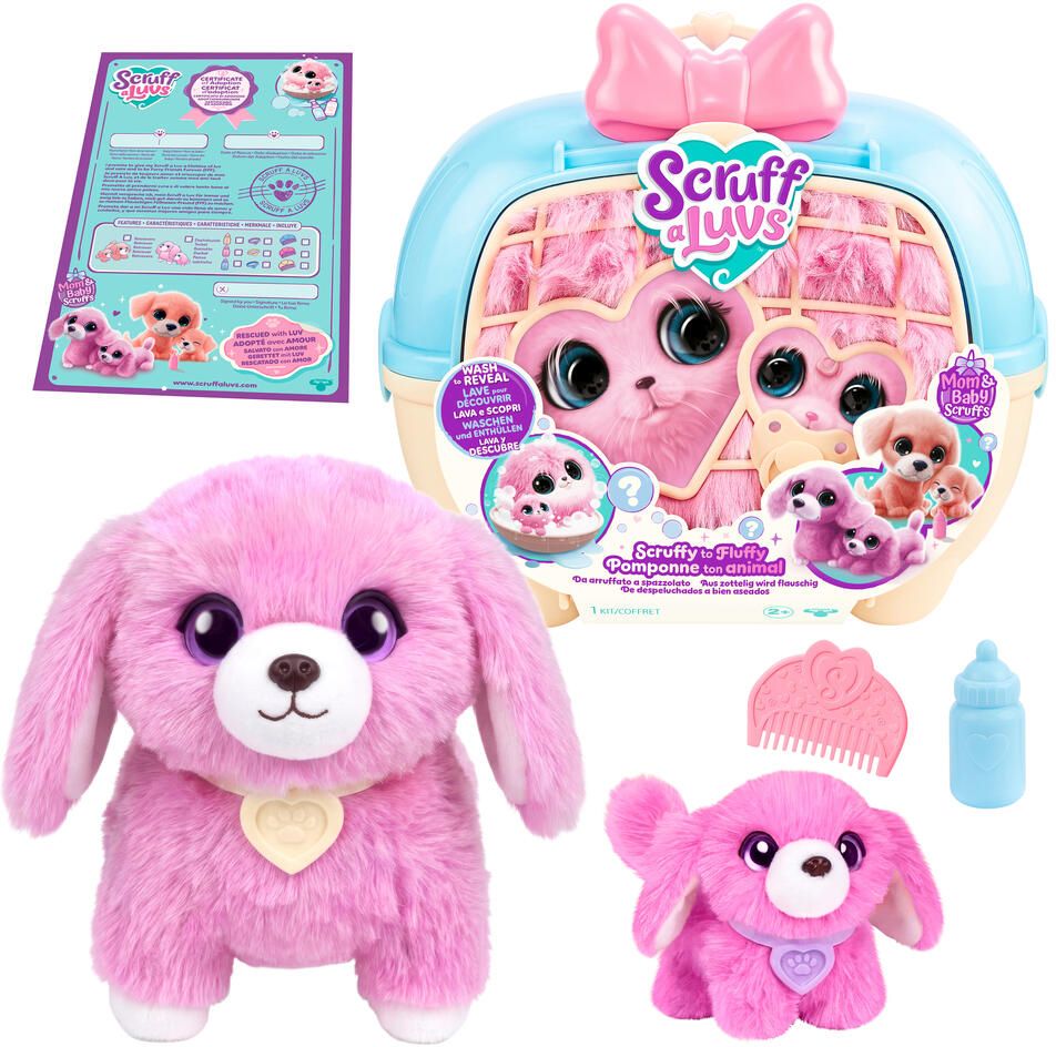 Scruff-A-Luv Mama & Baby Plüsch 2-fach sort. – 1 Design zufällig
