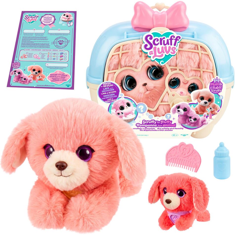 Scruff-A-Luv Mama & Baby Plüsch 2-fach sort. – 1 Design zufällig