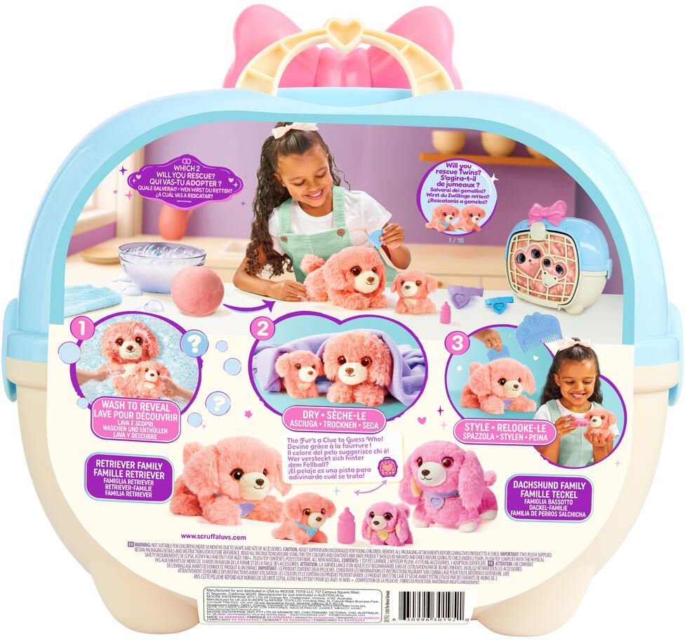 Scruff-A-Luv Mama & Baby Plüsch 2-fach sort. – 1 Design zufällig