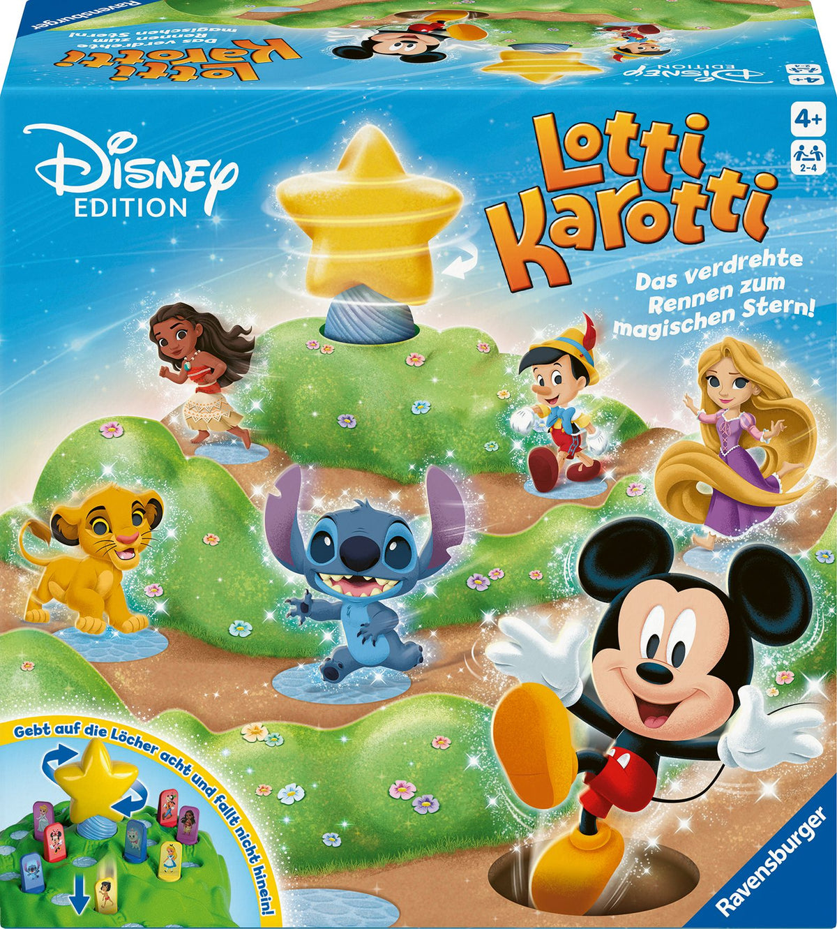 Ravensburger Lotti Karotti Disney Edition – Kinderspiel ab 4 Jahren