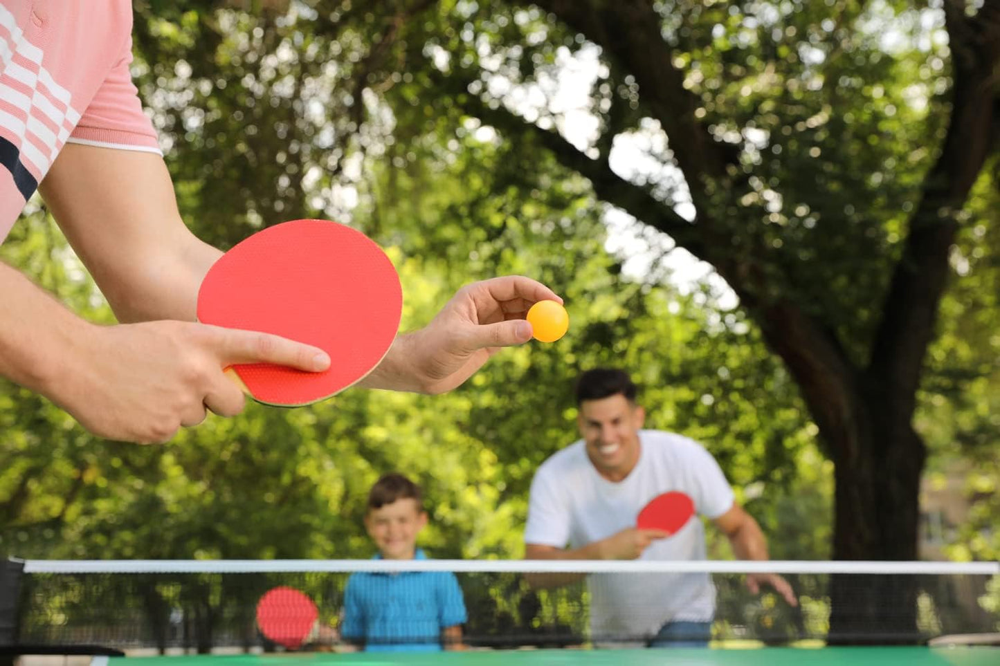 Idena Tischtennis-Set Training 5-teilig 2 Schläger 2 Bälle