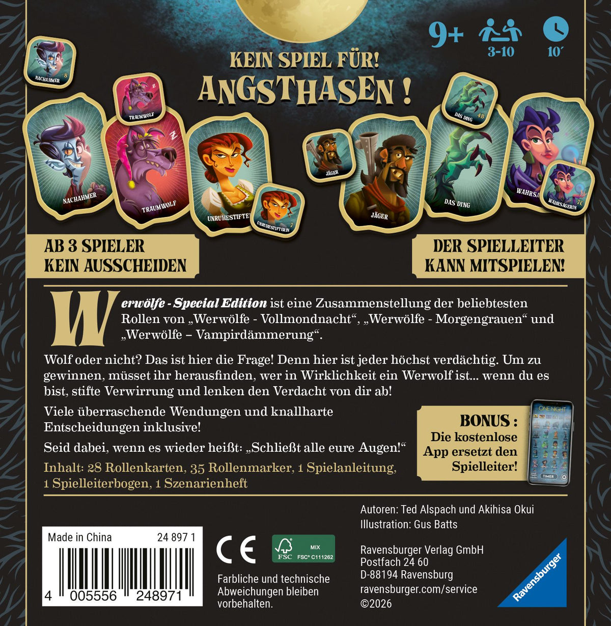 Ravensburger Werw f6lfe Special Edition  e2 80 93 Partyspiel