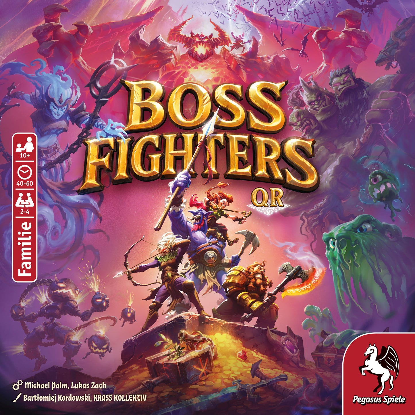 Boss Fighters QR – Kooperatives Kartenspiel ab 10 Jahren