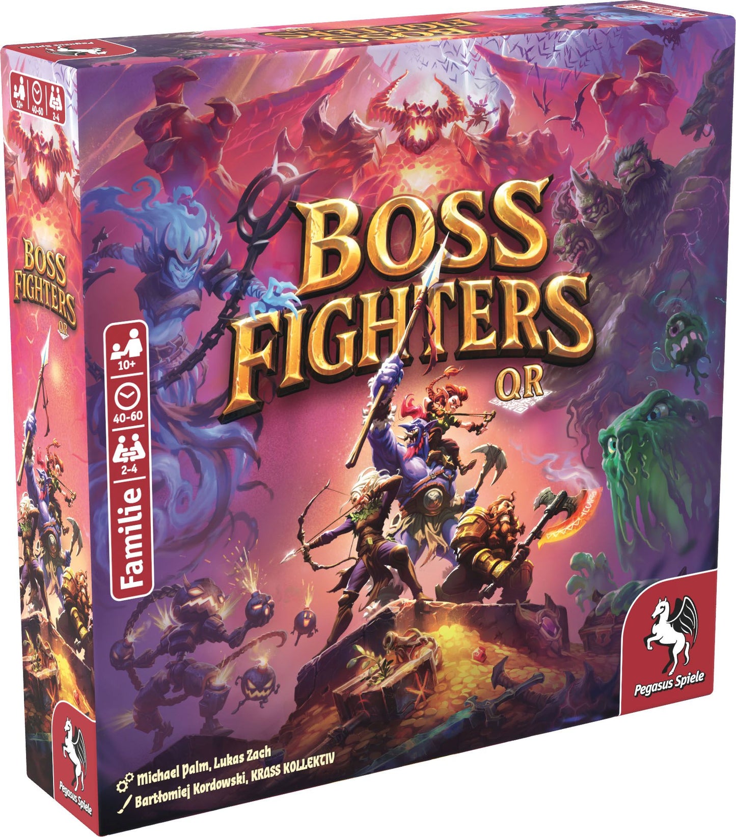 Boss Fighters QR – Kooperatives Kartenspiel ab 10 Jahren