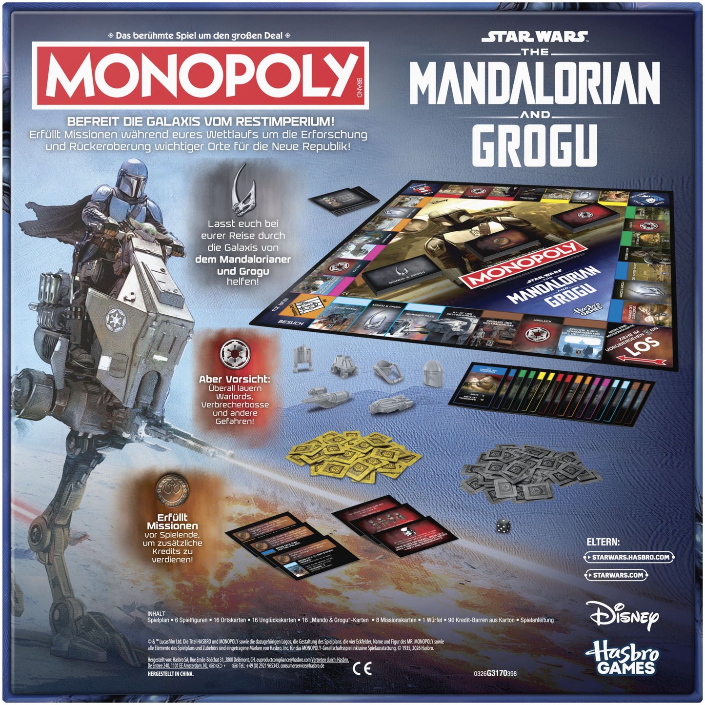 Monopoly Star Wars The Mandalorian & Grogu – Hasbro