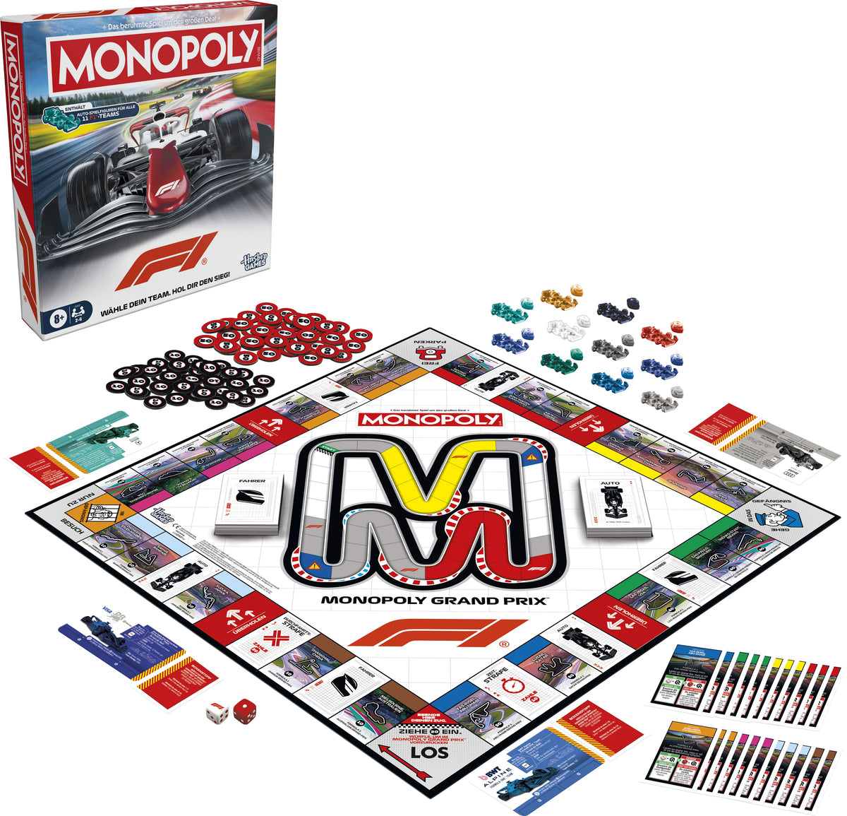 Hasbro Monopoly Formula 1 – Brettspiel ab 8 Jahren