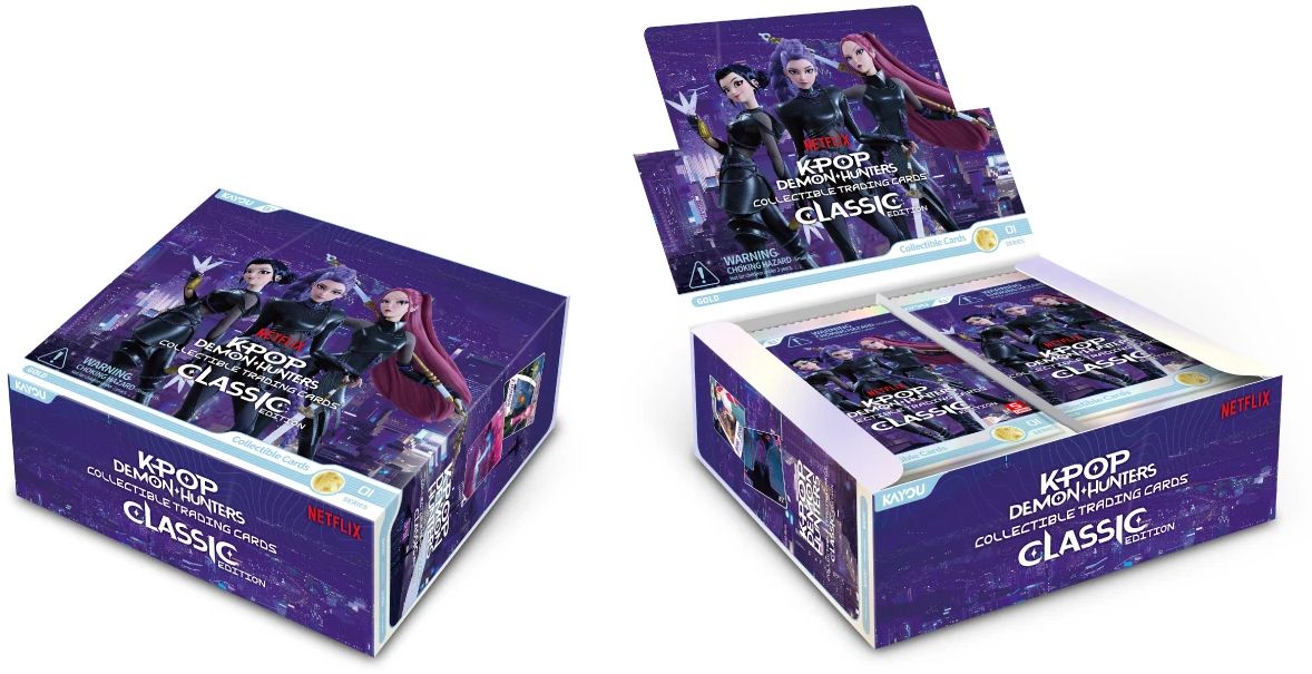 KAYOU KPop Demon Hunters Classic Edition Sammelkarten-Display