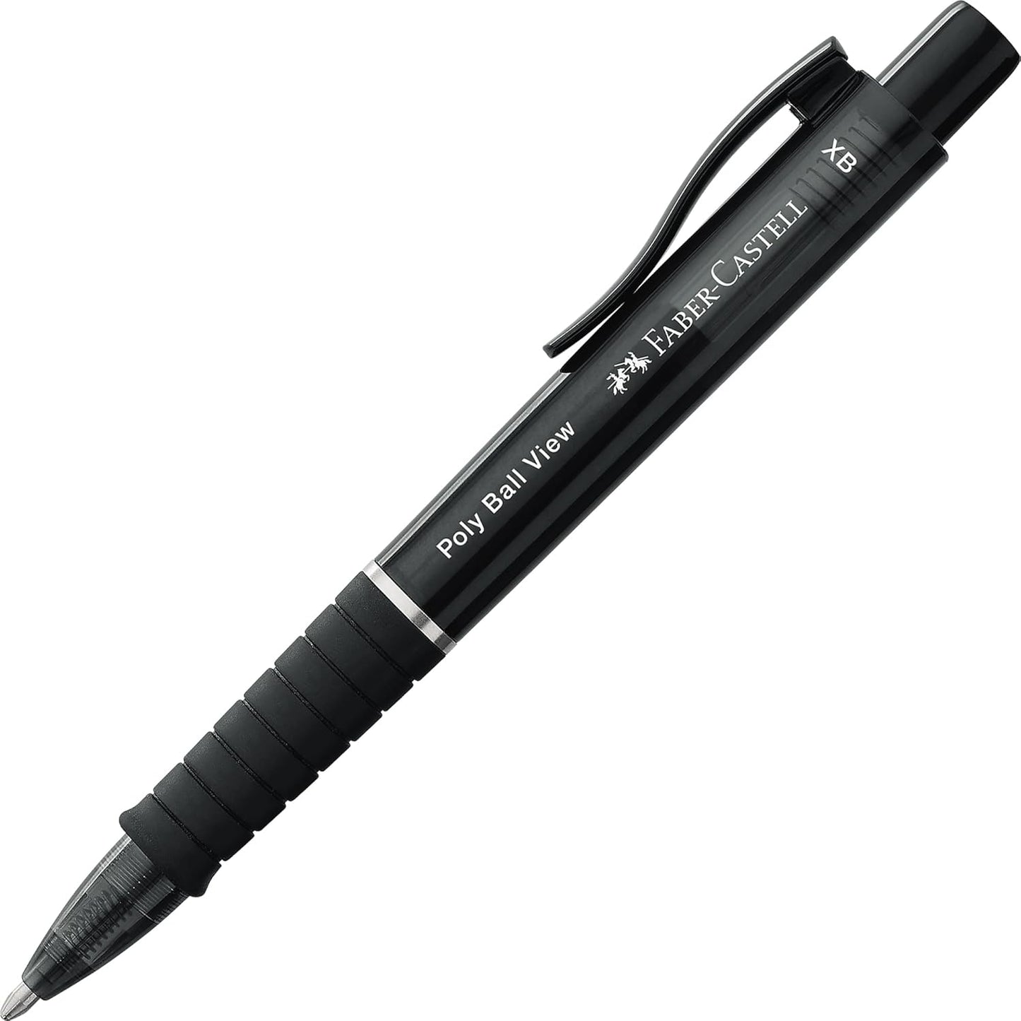 Faber-Castell Poly Ball View Kugelschreiber Schwarz