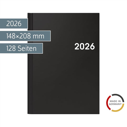 Terminkalender 2026 - Modell 796 - Balacron Einband schwarz
