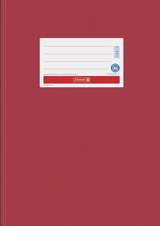 Hefthülle A4 Papier - Leuchtend Rot von Baier & Schneider (1 Stück)