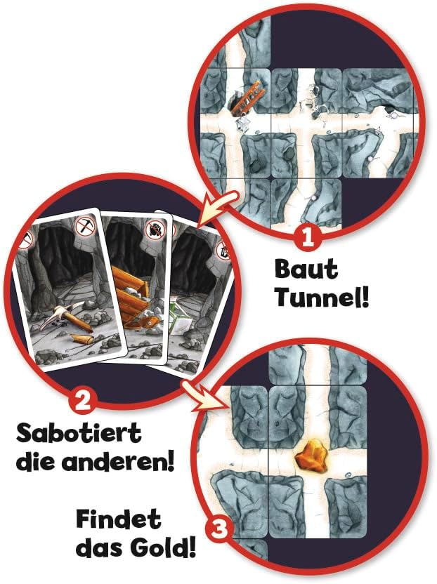 Saboteur 20 Jahre-Edition – AMIGO Kartenspiel 02402