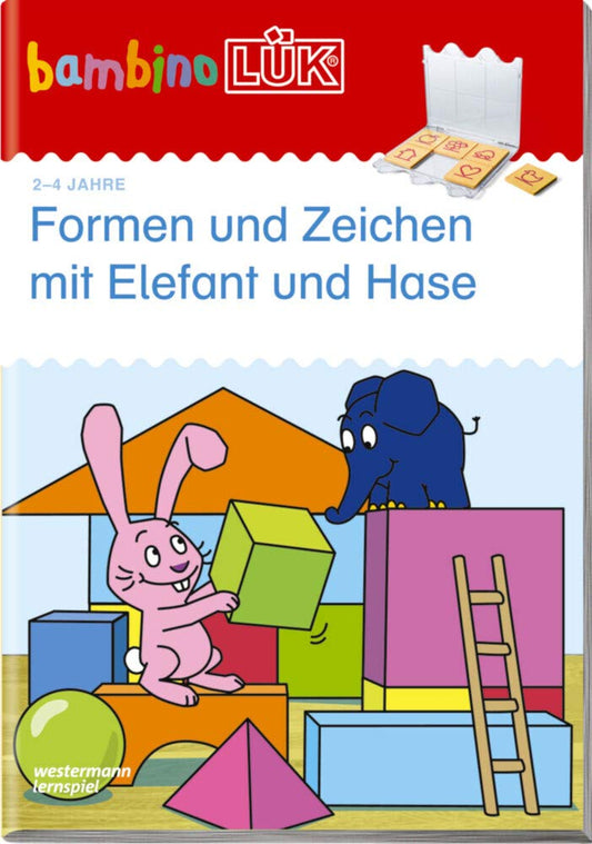 bambinoLÜK: Formen & Zeichen mit Elefant & Hase