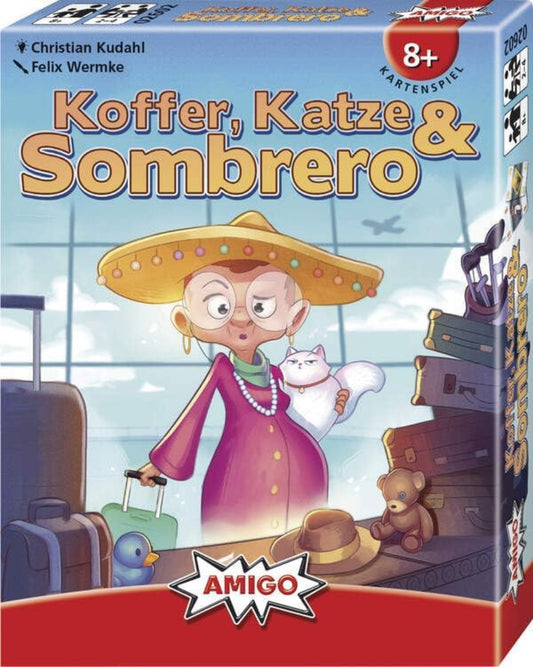 Koffer, Katze & Sombrero – AMIGO Familienspiel ab 8 J.