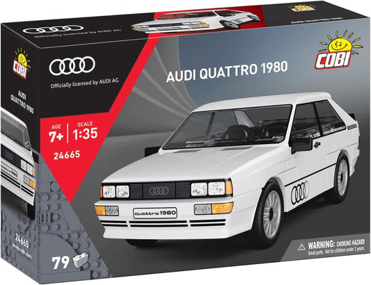 COBI Audi Quattro (1980) Weiß Bauset 79 Teile 1:35