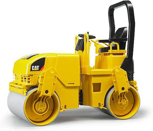 BRUDER Cat Tandem-Vibrationswalze 1:16 Baufahrzeug