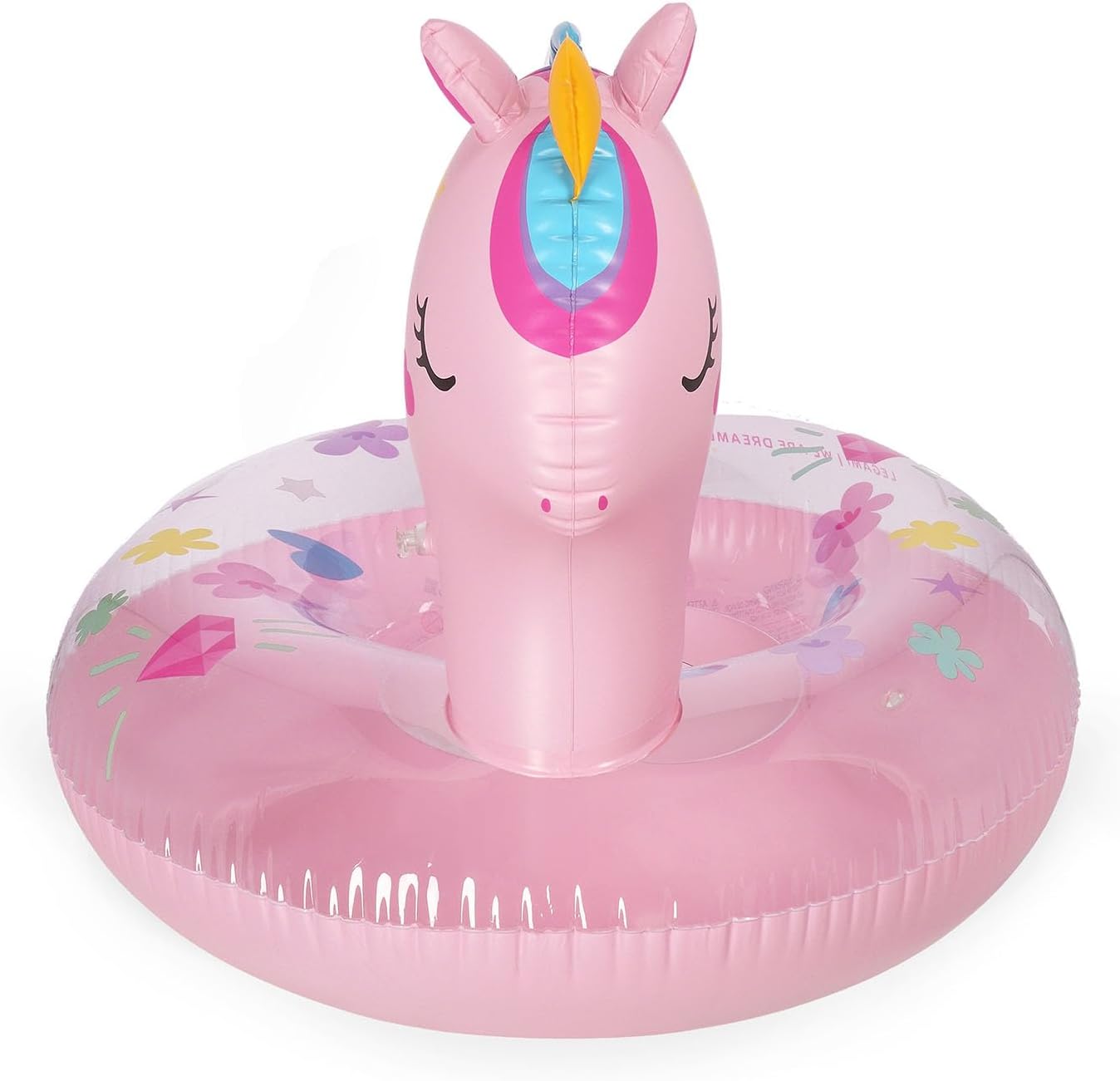 LEGAMI Schwimmring Kinder Unicorn aufblasbar Pool