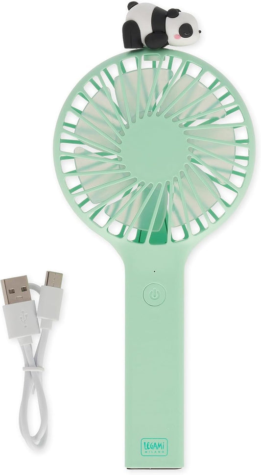 LEGAMI Mini Fan Panda Standfuss USB wiederaufladbar