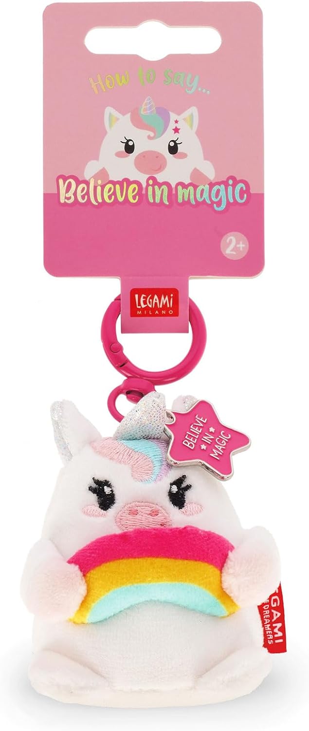 Legami Plüsch-Schlüsselanhänger Super Soft! Unicorn