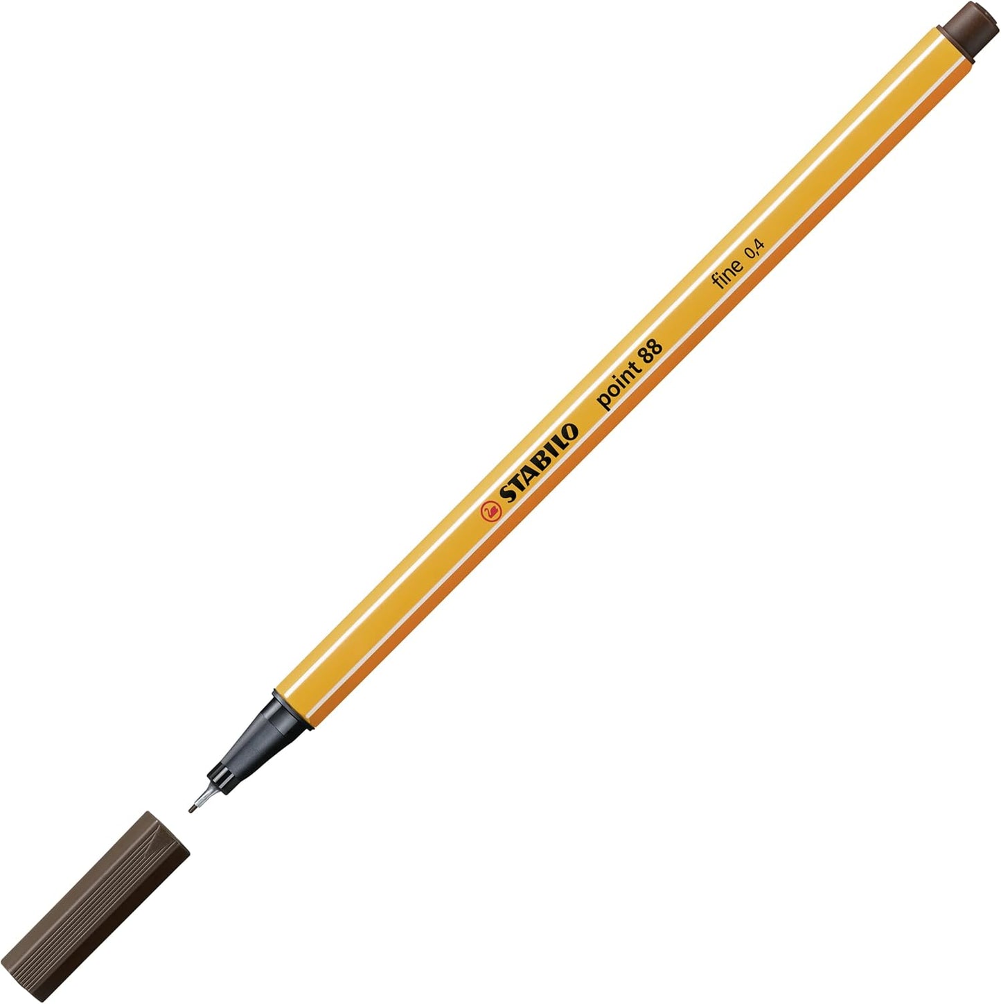 STABILO point 88 Fineliner - Präzision trifft auf Komfort (Umbra)