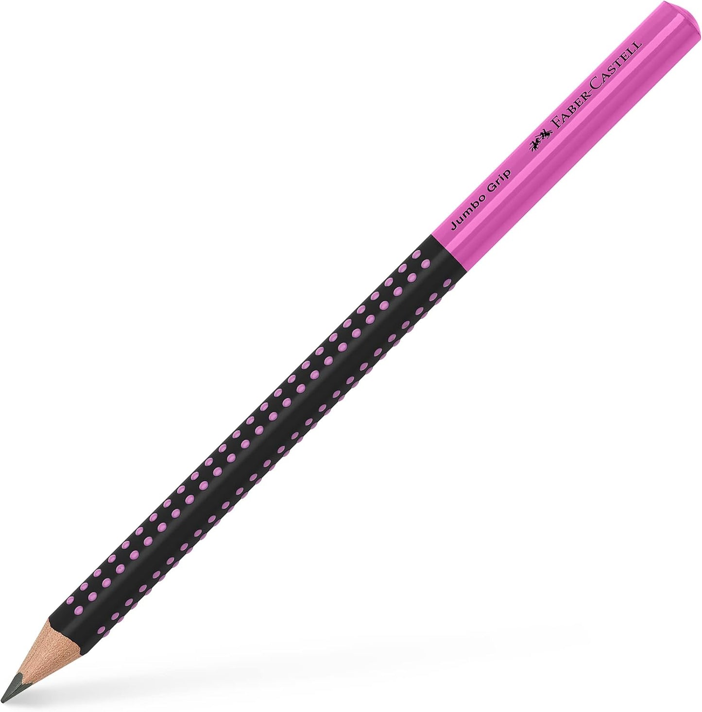 Faber-Castell Jumbo Grip Graphit-Bleistift HB Schwarz-Pink