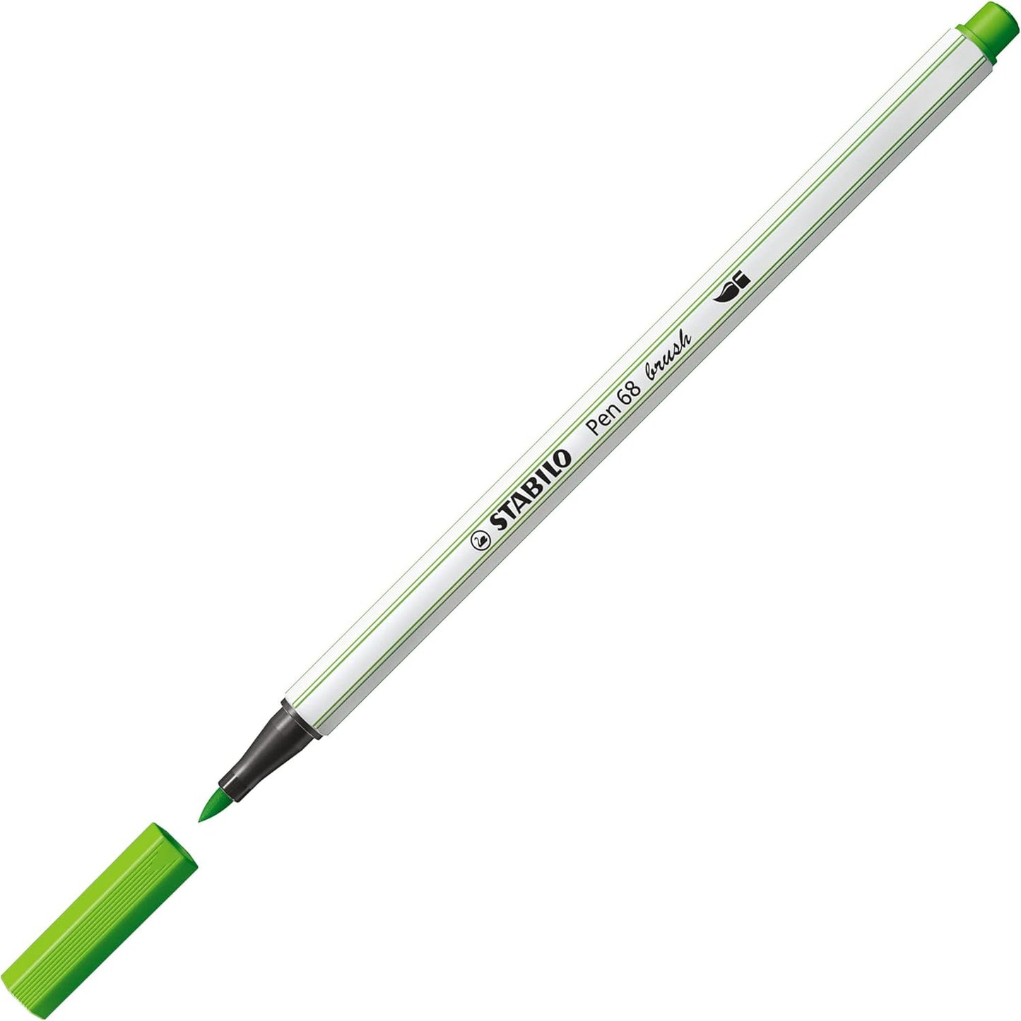 STABILO Pen 68 brush – Einzelstift Hellgrün